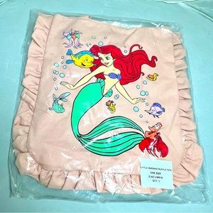 Cakeworthy Disney Ariel Little Mermaid Pale Pink Ruffle Tote Bag